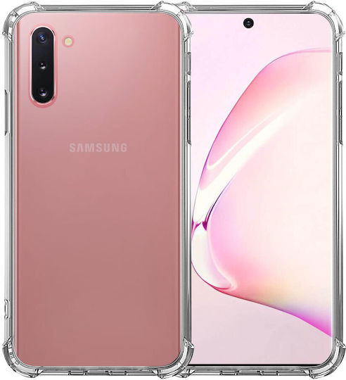 Anti-shock Case Samsung Note 10 Transparent Silicone Anti-drop Corners Plastic Back Ishield Clear