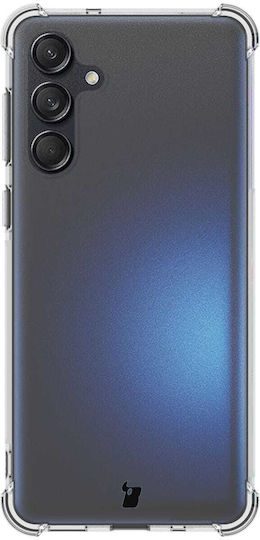 Bizon Case Clear Pack Galaxy M55 5g Husa Transparentă + 2x Sticlă + Lentilă