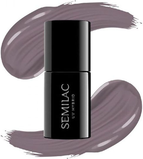 Semilac Classic Ημιμόνιμο Βερνίκι Νυχιών Grey 017 7ml