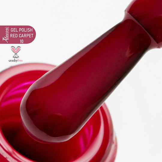 Alezori Halb-permanenter Nagellack Red Carpet 10 (No 102) 15ml 1Stück