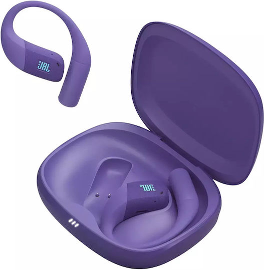 JBL Endurance Zone Open Ear Bluetooth Handsfree Earphones with Sweat Resistance and Charging Case Purple