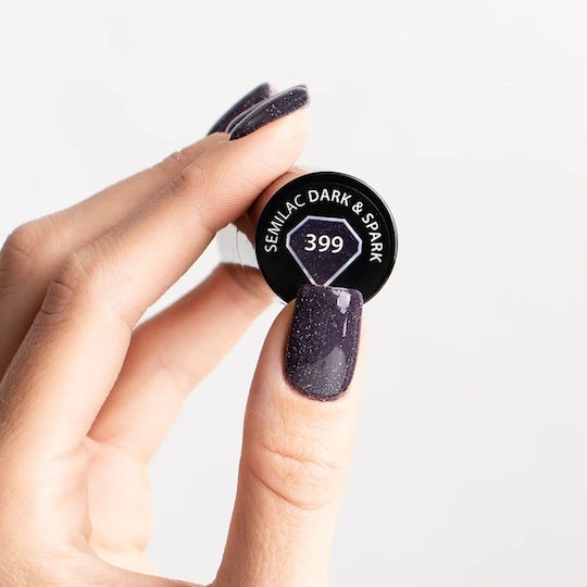 Semilac Halb-permanenter Nagellack dark & spark 399 7ml 1Stück