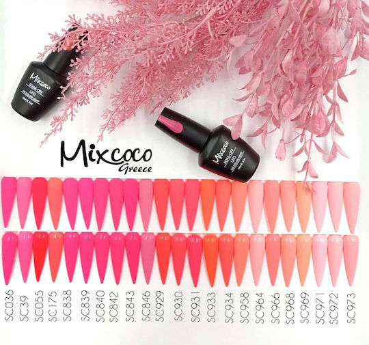 Mixcoco Semi-Permanent Nail Polish 843 15ml 1pcs