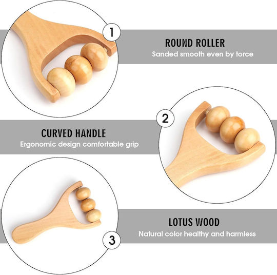 Holz Massagewerkzeuge Gua Sha & Roller Gesicht & Körper Holz Massage Set
