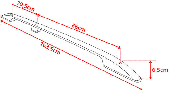 Roof Rails Peugeot Partner Citroen Berlingo Ii 2 From 2007-2018