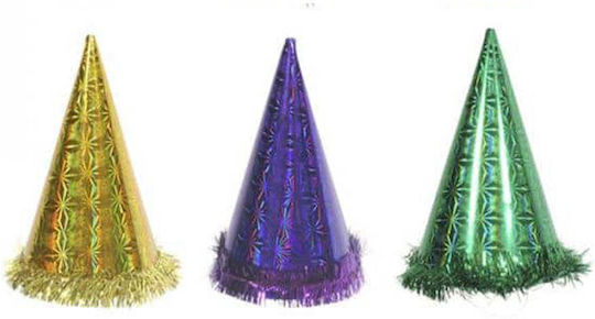 Paper Carnival Hat Red 1pcs