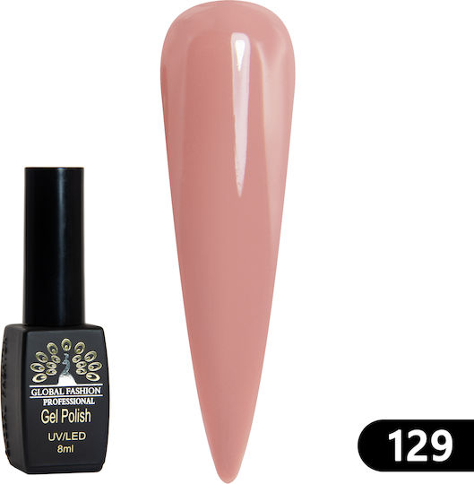 Black Elite Halb-permanenter Nagellack 129 8ml 1Stück
