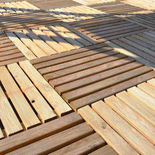 Showood Wood Garden Decking Board 50x50cm