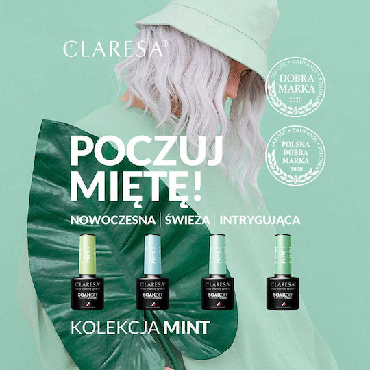 Claresa Soakoff Ojă Pentru Unghii Cu Gel Mint 1 5ml