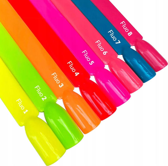 Claresa Fluo 4 Gel Nail Polish Fluorescent Yellow 4 5ml