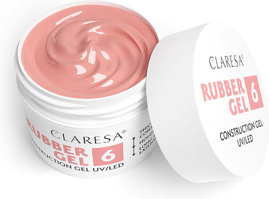 Claresa Rubber Gel Gel Νυχιών Ροζ 12gr