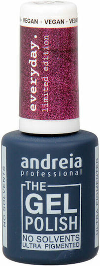 Andreia Professional Everyday Ημιμόνιμο Βερνίκι Νυχιών ED5 με Glitter 10.5ml