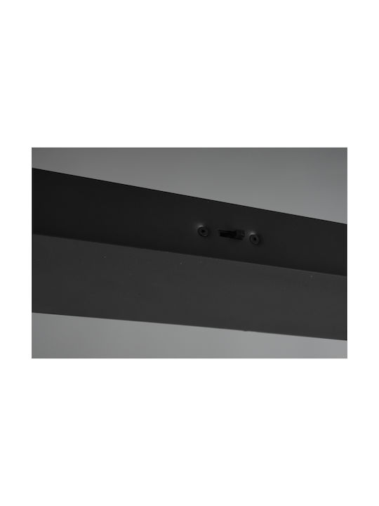 Trio Lighting Blaze Ρυθμιζόμενο Κρεμαστό Φωτιστικό Μαύρο LED Ράγα 107x15x150εκ.
