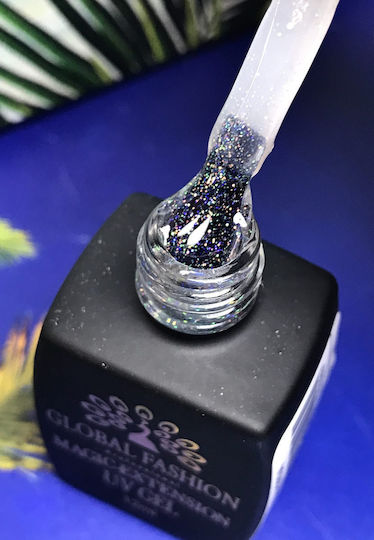Global Fashion Magic Extension 1 9034 Builder Gel Νυχιών Λευκό 15ml