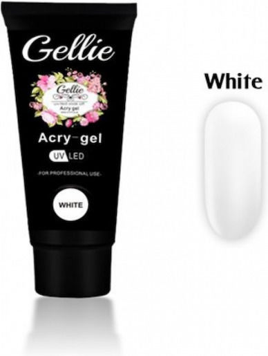 Gellie Acrygel Falsche Nagelgel Weiß 60ml