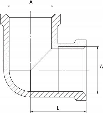 Diamond Γωνιακή σύνδεση σωλήνα Messing 1/2" rimex_5907547602900