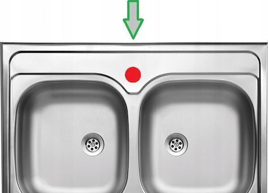 Sink Cabinet White 80x60cm