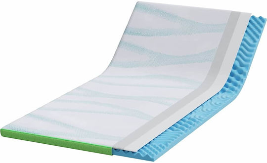 vidaXL Ανώστρωμα Μονό Polyester 100x200x6εκ.