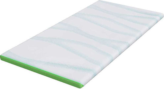 vidaXL Ανώστρωμα Μονό Polyester 90x200x6εκ.