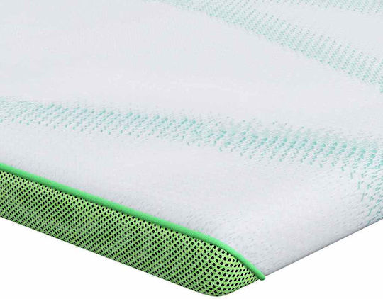 vidaXL Ανώστρωμα Υπέρδιπλο Polyester 160x200x6εκ.