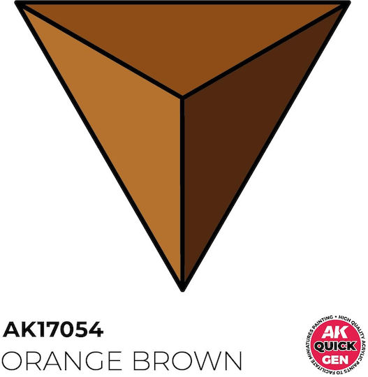 AK Interactive Χρώμα Μοντελισμού Orange Brown 17ml