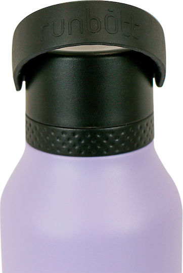 Runbott Μπουκάλι Θερμός Ανοξείδωτο BPA Free 600ml Λιλά