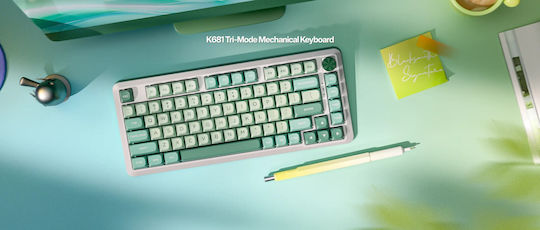 Redragon K681AGG-RGB-PRO Ασύρματο Gaming Μηχανικό Πληκτρολόγιο 75% με RGB φωτισμό (Αγγλικό US) Πολύχρωμο