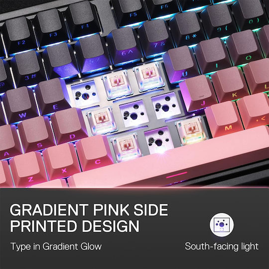 Redragon K728SP-RGB-PRO Wireless Gaming Mechanical Keyboard Tenkeyless with RGB lighting (English US)