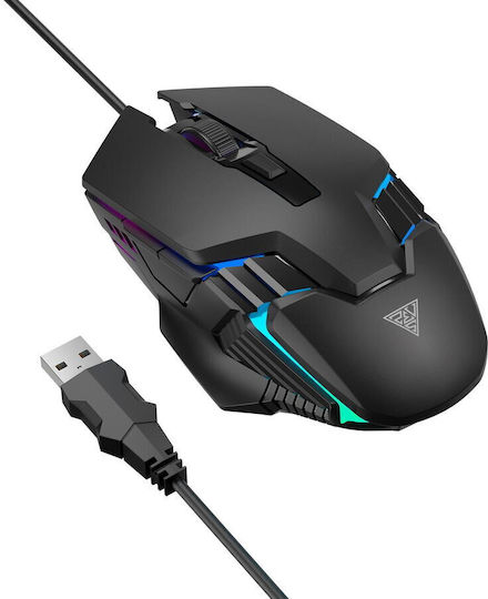 Gamdias AURA GS4 RGB Gaming Mouse 3600 DPI Black