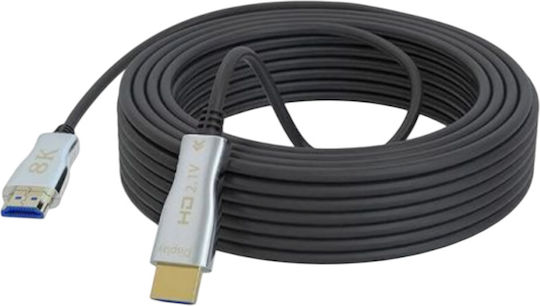 Anga HDMI 2.1 Ultra High Speed 48Gbps 4K 120Hz HDR VRR Cable HDMI Male - HDMI Male 20m Black