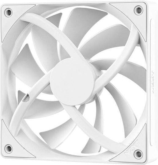NZXT F120Q Case Fan 1700rpm 74.26cfm Without LED Lighting And 4-Pin PWM Connection White