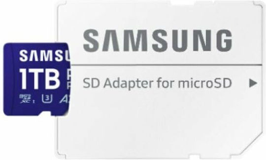 Samsung Pro Plus SDXC 1.0TB Клас 10 UHS-I с адаптер