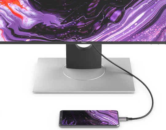 Alogic Konverter USB-C / HDMI männlich zu USB-C / HDMI weiblich Schwarz 1Stück (ULCHD02-SGR)