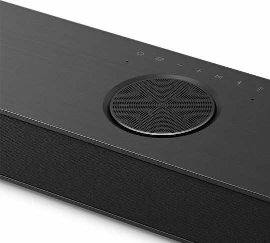 LG Soundbar 5.1.3 HDMI and Wi-Fi 580W with Wireless Subwoofer and Remote Control Black DS80TR