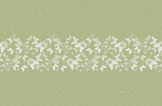 Saint Clair Τραπεζομάντηλο Αλέκιαστο Green 145x145εκ.