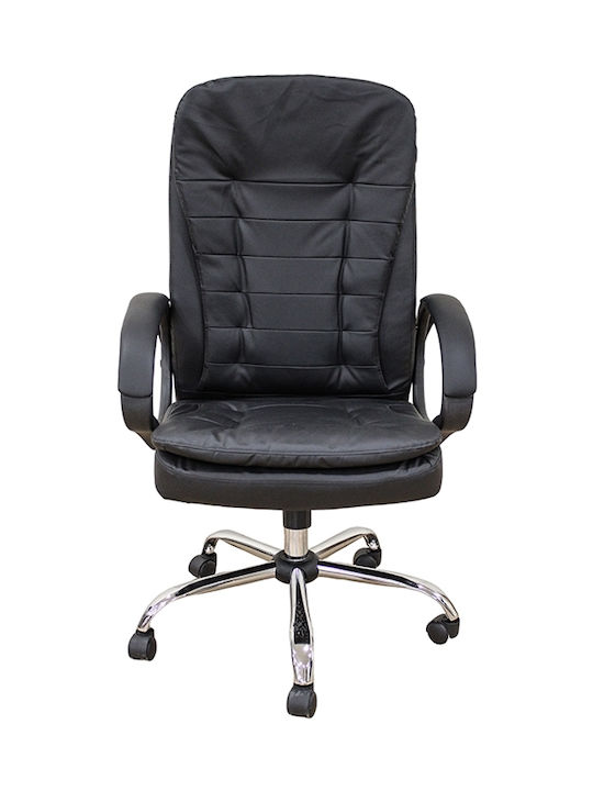 Zita Plus A9938 Директорски Офис Стол С Подлакътници Черен