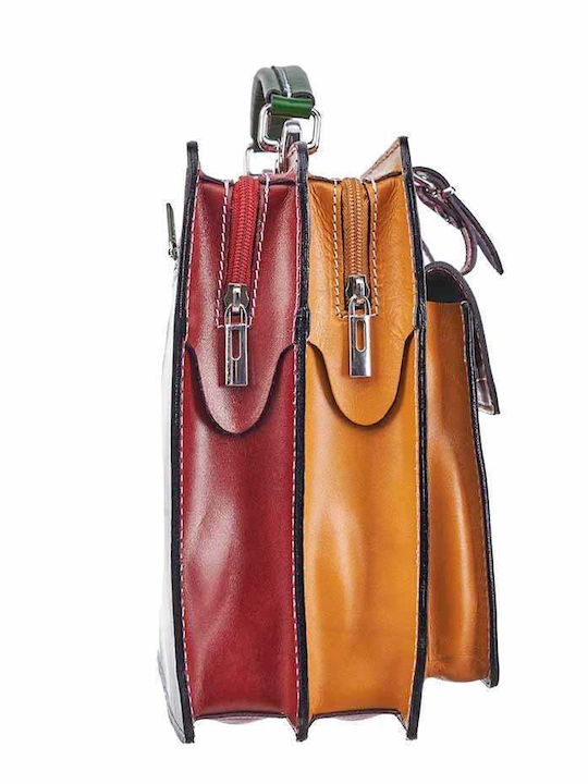 Leder Damentasche Handtasche Grün