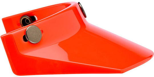 Biltwell Moto Helmet Visor Orange Mpn 2002-565