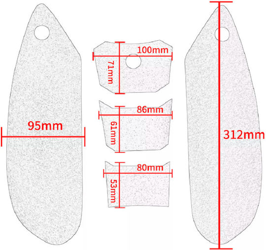 Suzuki Gsxr600/750 2006-2010 Motorrad-Aufkleber-Set für Tank