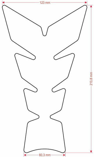 Adhesive Tank Protection Cgmoon10p Suzuki Logo Universal Tankpad Print