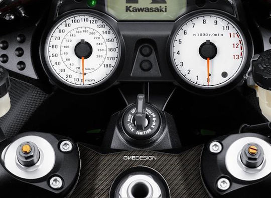 Yoke Protector Handlebar Sticker Zzr 1400 06-11 Ppsk21p Print