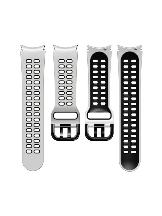 Strap Silicone Red (Galaxy Watch4/5/6/7/FE/4 Classic/6 Classic/5 ProHuawei Watch 4 / Watch 4 Pro)