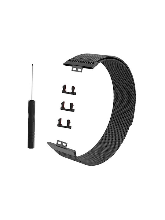 Strap Stainless Steel Black (Huawei Watch Fit)
