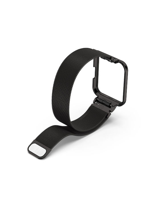 Strap Stainless Steel Black (Redmi Watch 2 LiteRealme Watch 2)