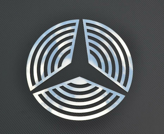 Set 3 Teile Edelstahl Frontschild Emblem Mercedes Actros Mp4 2011