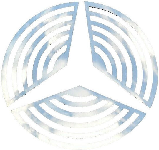Set 3 Teile Edelstahl Frontschild Emblem Mercedes Actros Mp4 2011