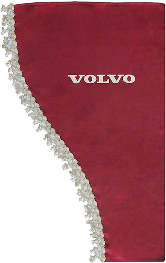 3-Τεμάχιο Σετ Κουρτινών Volvo Βουργουνδί