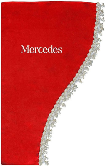 Mercedes 3-Teiliges Vorhang-Set Rot