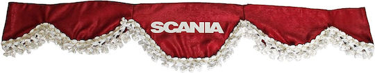 Σετ Κουρτίνες 3 Τεμαχίων Scania Μπορντό