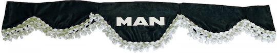 Set Vorhänge 3 Teile Man Schwarz